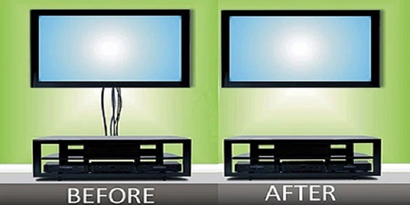 How To Hide Tv Wires Without Cutting Wall - Concealing Wires For Wall Mounted Tv